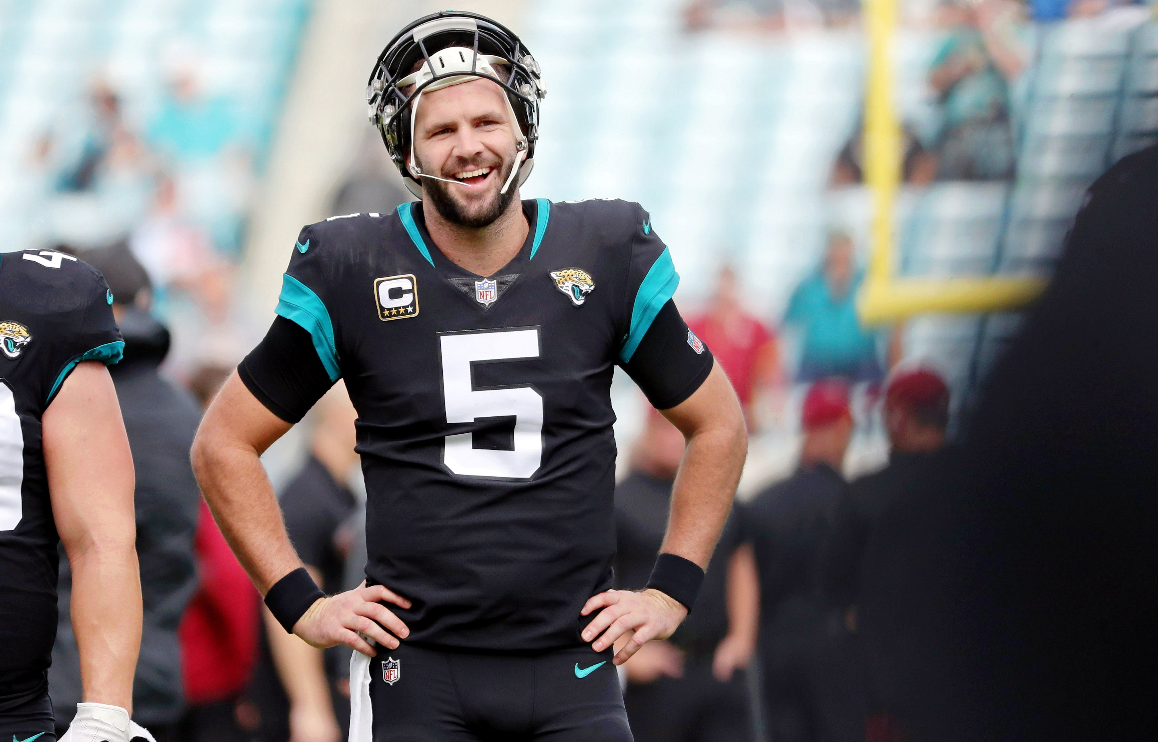 Former Jacksonville Jaguars quarterback Blake Bortles (Photo Credit: IMAGN)