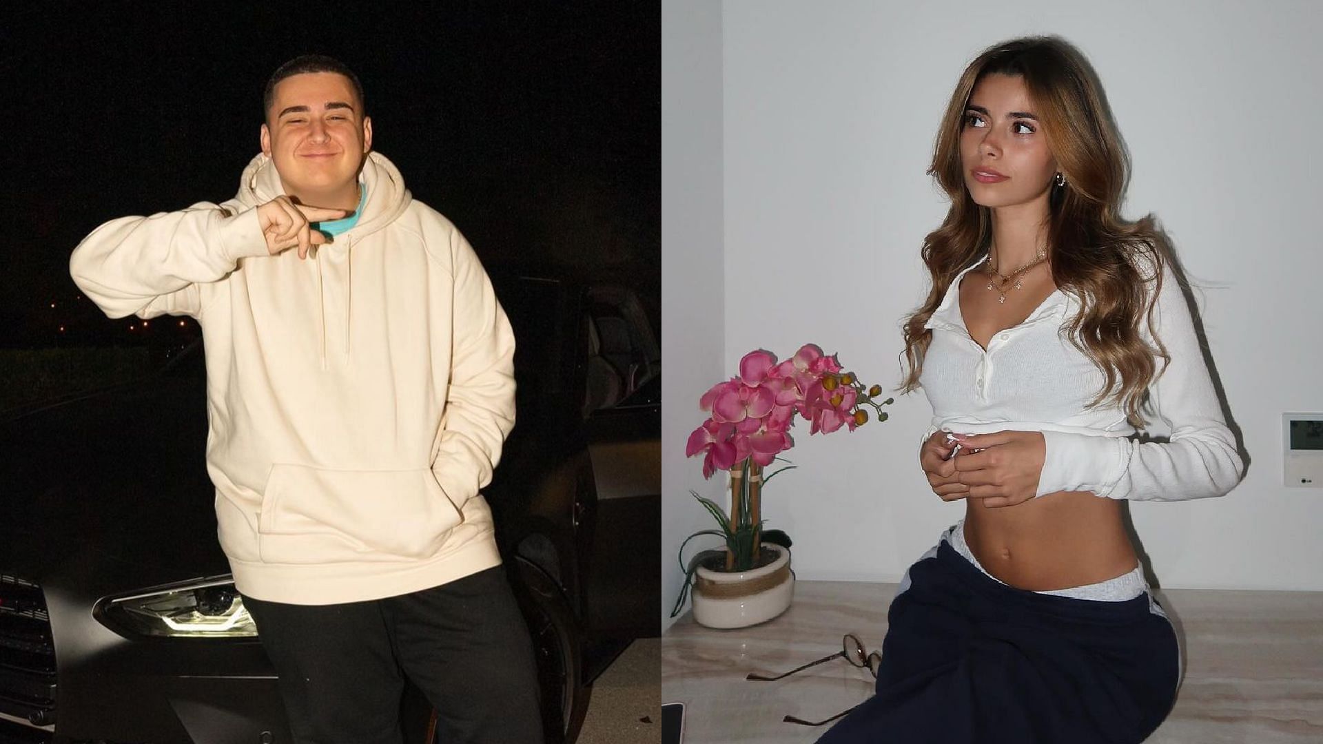 FaZe Lacy might quit streaming as he reveals Darla is pregnant (Image via LacyHimself/Instagram, Darla Claire/Instagram) 