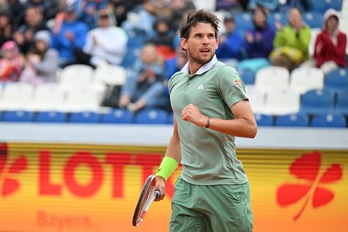 Dominic Thiem in action at the BMW Open (Source: Getty)