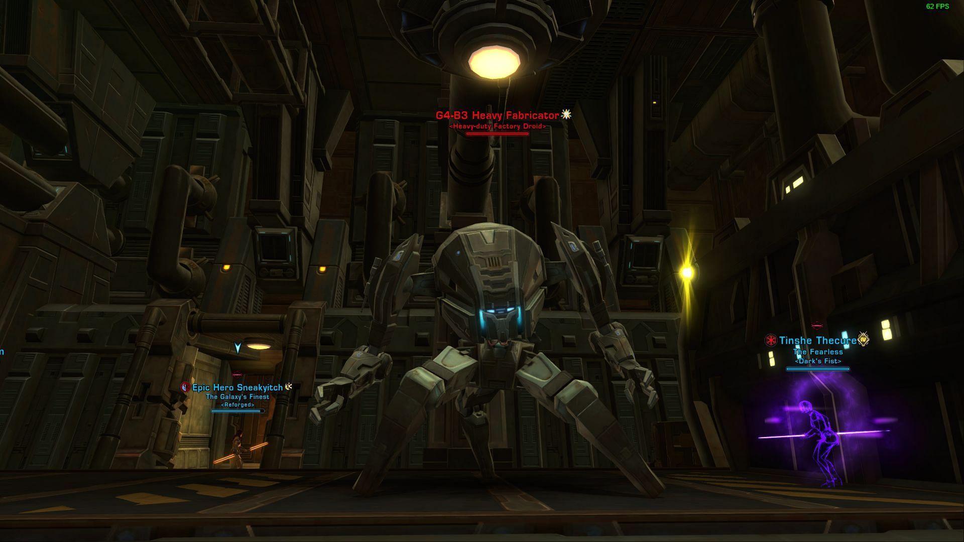 The G4-B3 Heavy Fabricator Droid in SWTOR (Image via Electronic Arts)