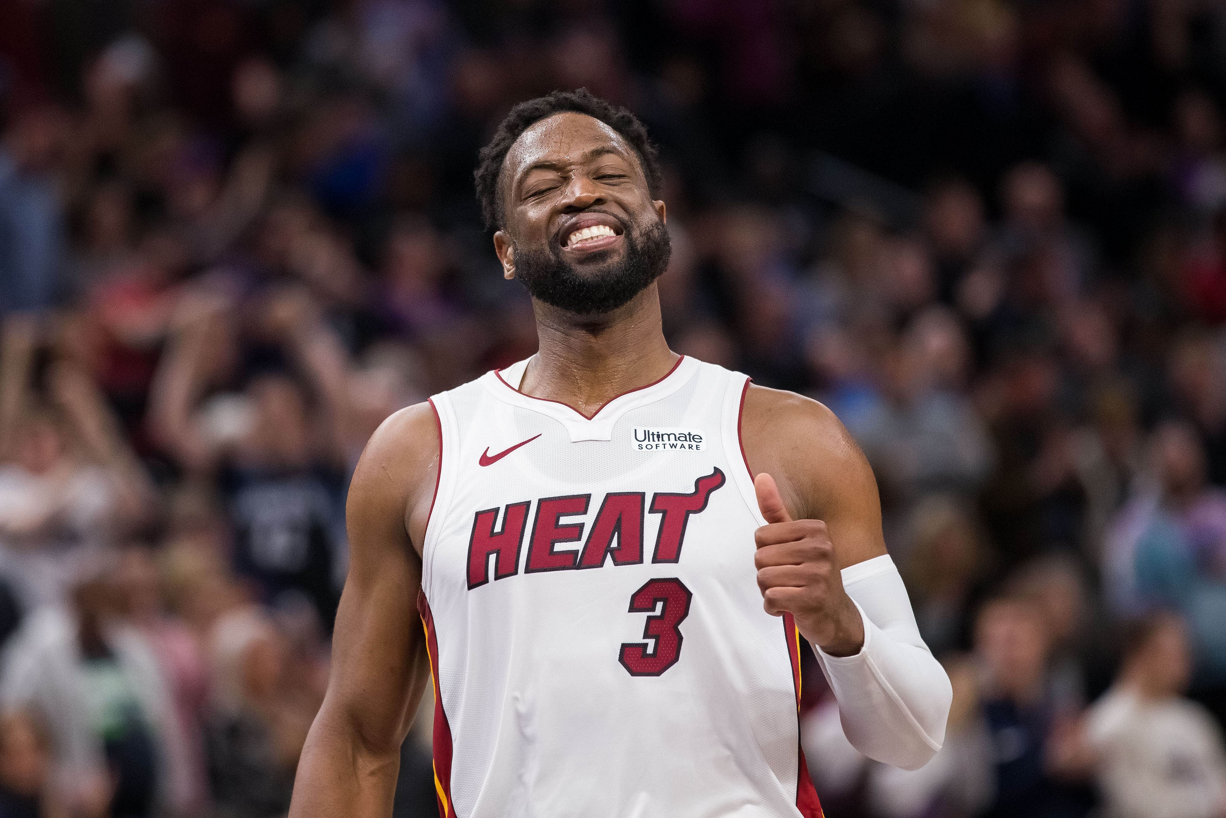 What did Dwyane Wade say about his nails? (Photo: IMAGN)