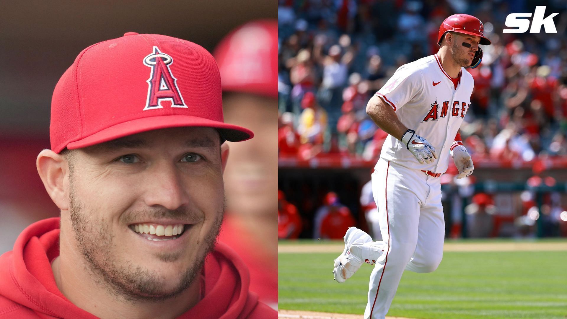 Angels manager Ron Washington says Mike Trout has started running on a treadmill as he works his way back from injury (Photo Source: IMAGN)