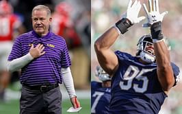 College football insider hints at Brian Kelly's reunion with former Notre Dame star defensive lineman Myron Tagovailoa-Amosa