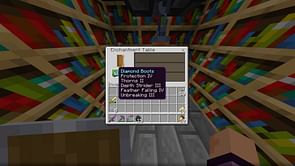 Lucky Minecraft player gets multiple powerful enchantments from the enchanting table