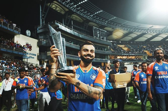 "Your dedication and service is highly appreciated" - Virat Kohli thanks Mumbai Police for their work during India's T20 World Cup victory parade