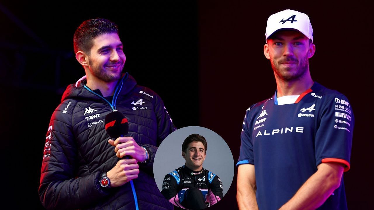 Alpine trio Esteban Ocon, Pierre Gasly, and Jack Doohan (Image credits: Getty; Instagram- @jackdoohan)