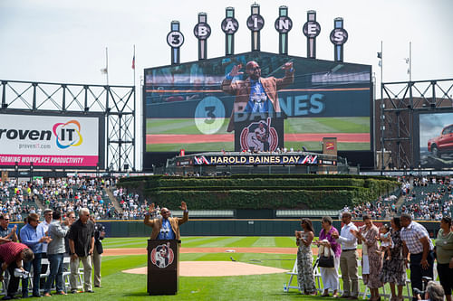 Harold Baines hit a walk-off home run on May 8, 1984 to end the longest game in modern MLB history (Photo Credit: IMAGN)