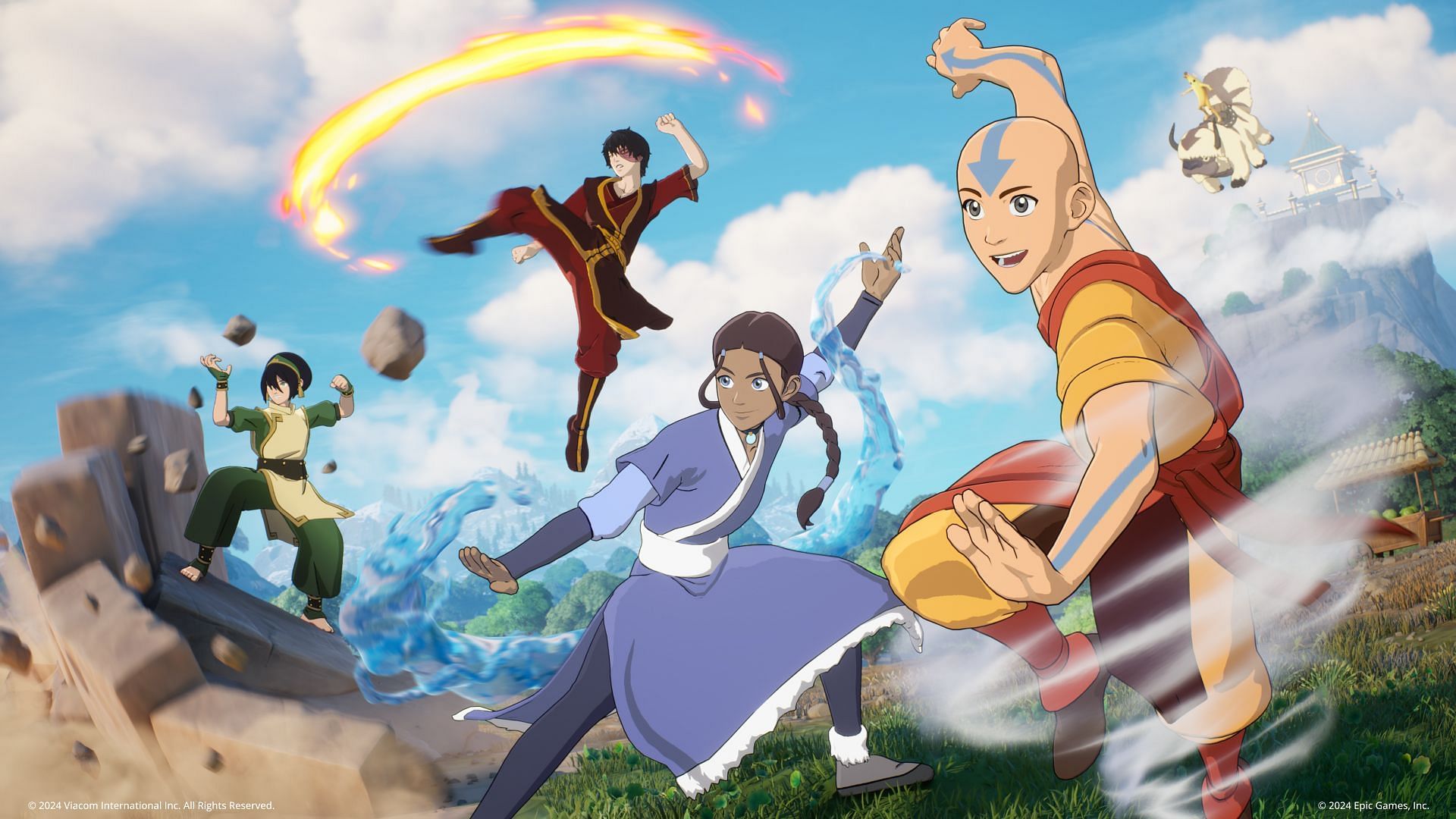 Fortnite x Avatar The Last Air Bender (Image via Epic Games)