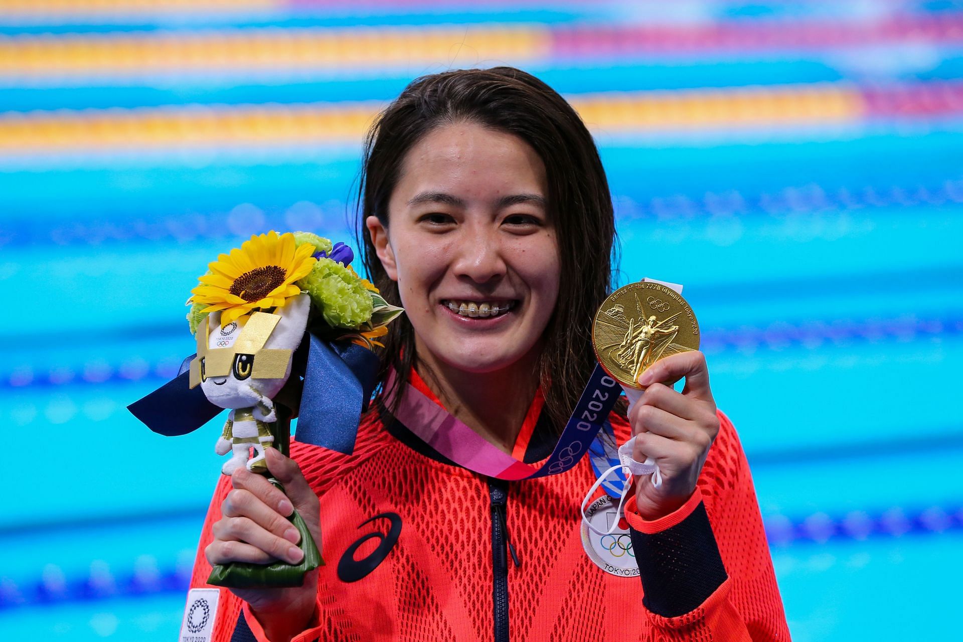 Yui Ohashi with her Olympic gold [Image Source : Getty]