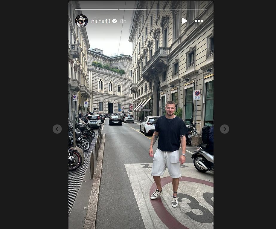 Valeri is on vacation in Italy (Valeri Nichushkin on Instagram)