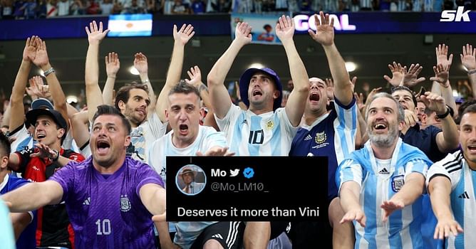 "Deserves it more than Vini", "Give it to him" - Fans believe Lionel Messi's Argentina teammate deserves to win the Ballon d'Or this year