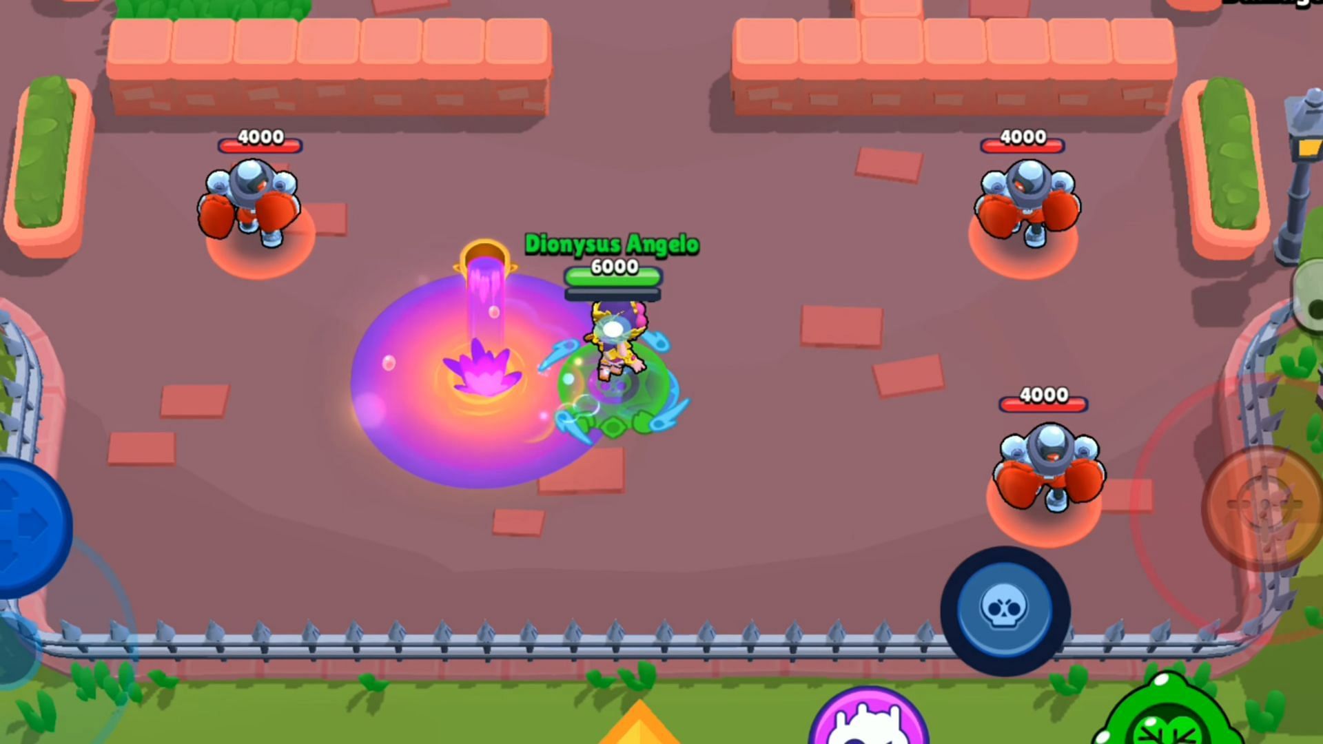 Angelo using his Super (Image via Supercell and Leothin - Brawl Stars/YouTube)