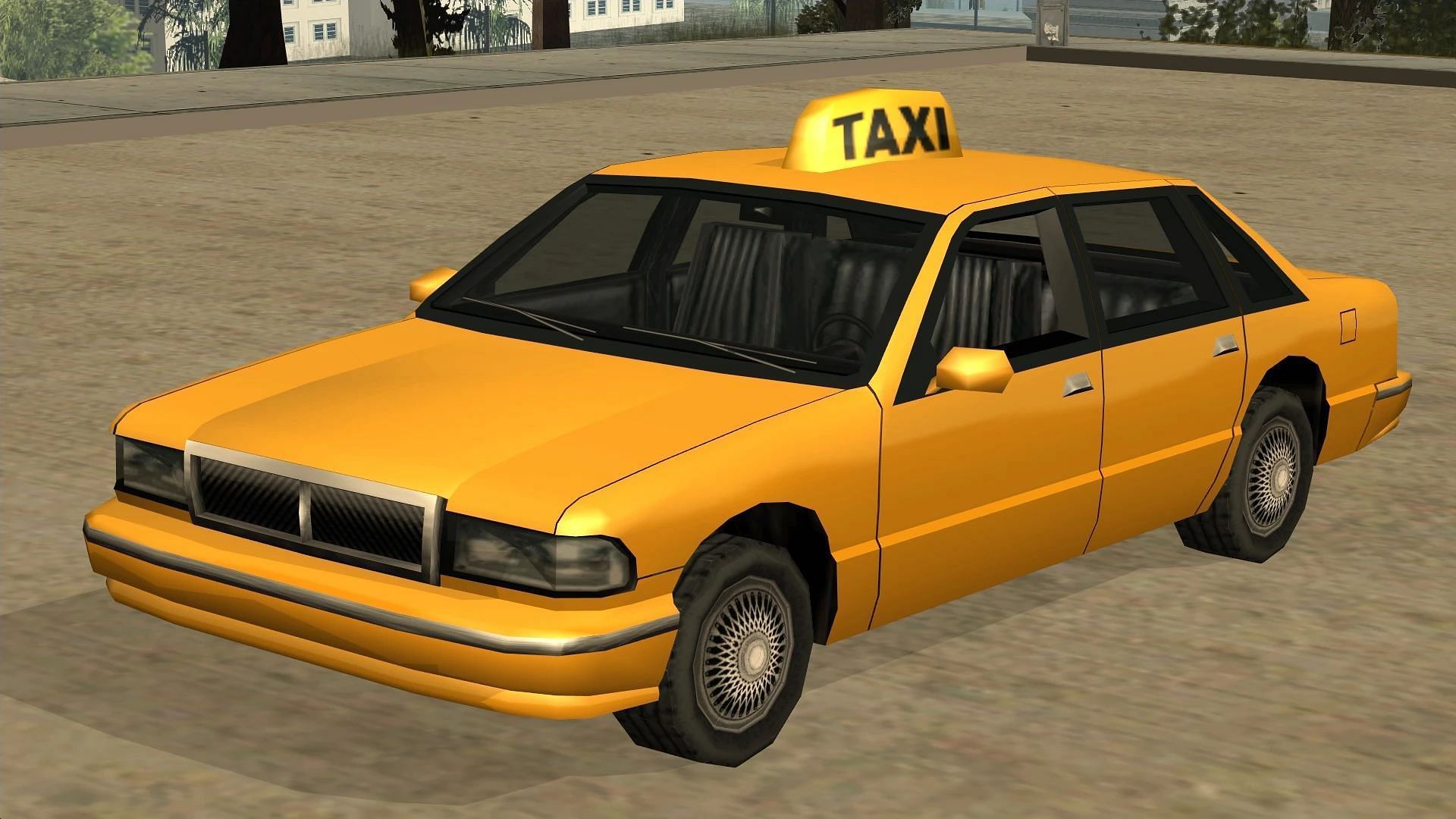 Taxis have excellent handling in San Andreas (Image via Rockstar Games)