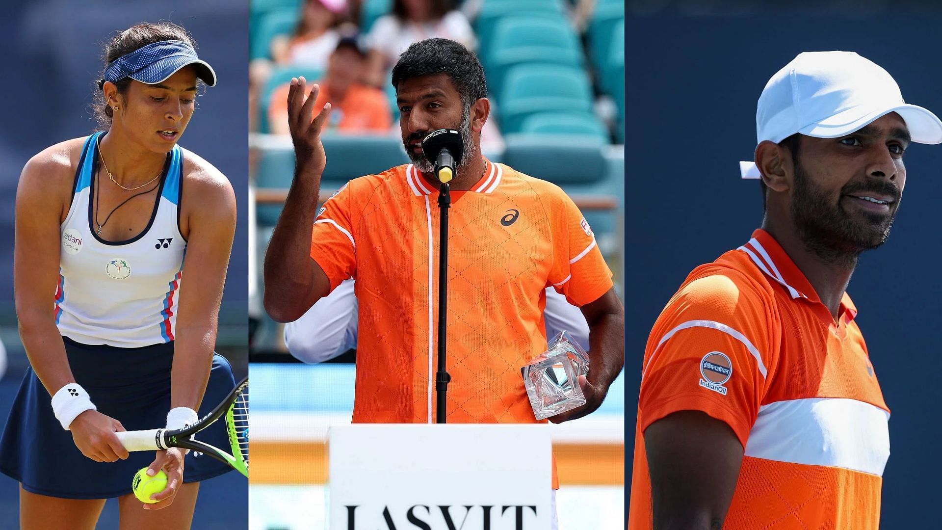 Ankita Raina heaps praise on Rohan Bopanna and Sumit Nagal ahead of Paris Olympics 2024 (Image via Getty)