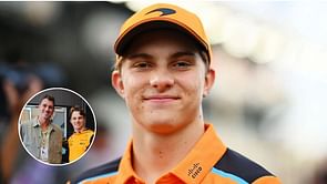 Picture: Oscar Piastri meets Australian cricket team's captain Pat Cummins