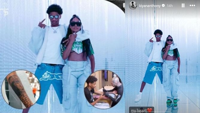Kiyan Anthony’s tattooed message for mother La La Anthony gets highlighted in newly shared IG post