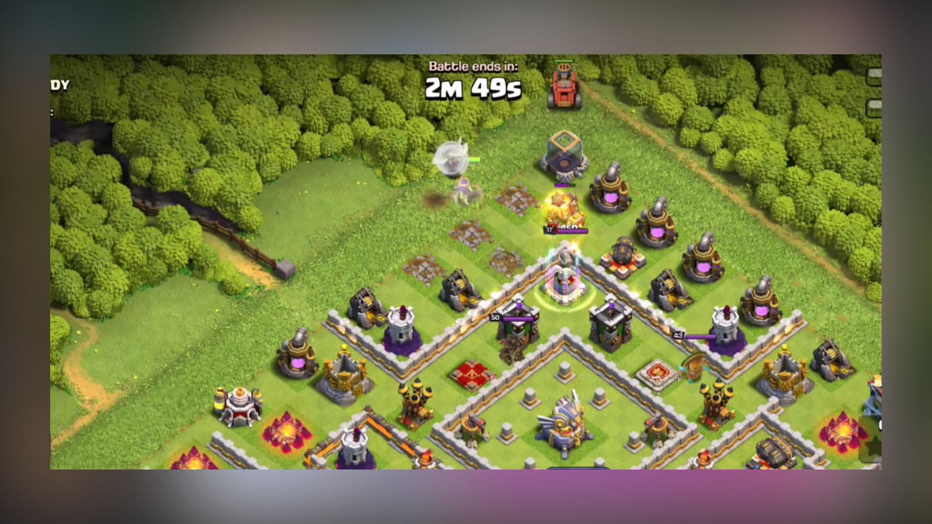 Queen Walk strategy in Clash of Clans (Image via SuperCell)