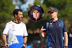 “Maybe me and Daniel Ricciardo, it could be fun in one car": Max Verstappen embarrasses Red Bull teammate Sergio Perez