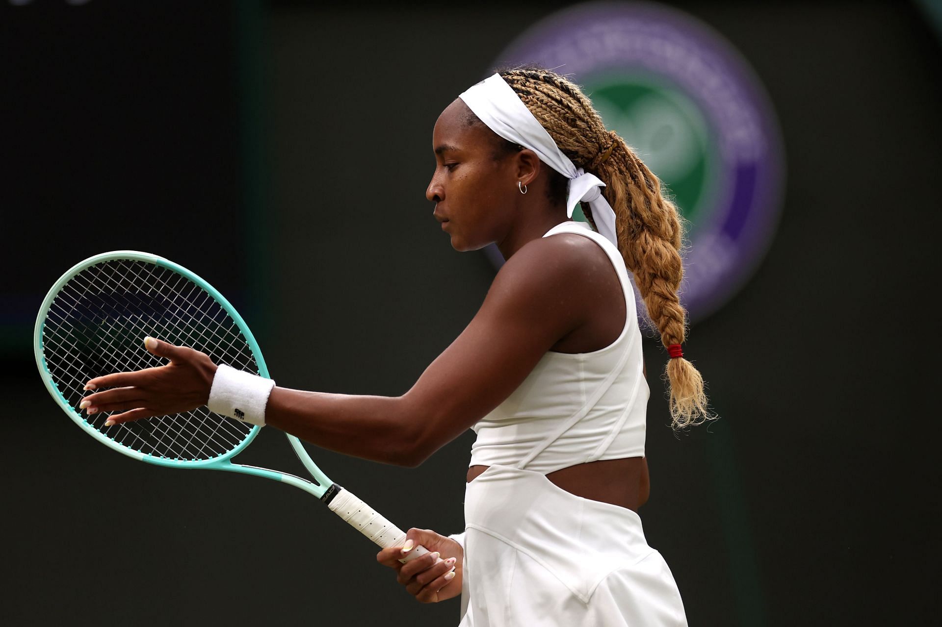 Coco Gauff has never made it past the fourth round at Wimbledon (Getty Images)