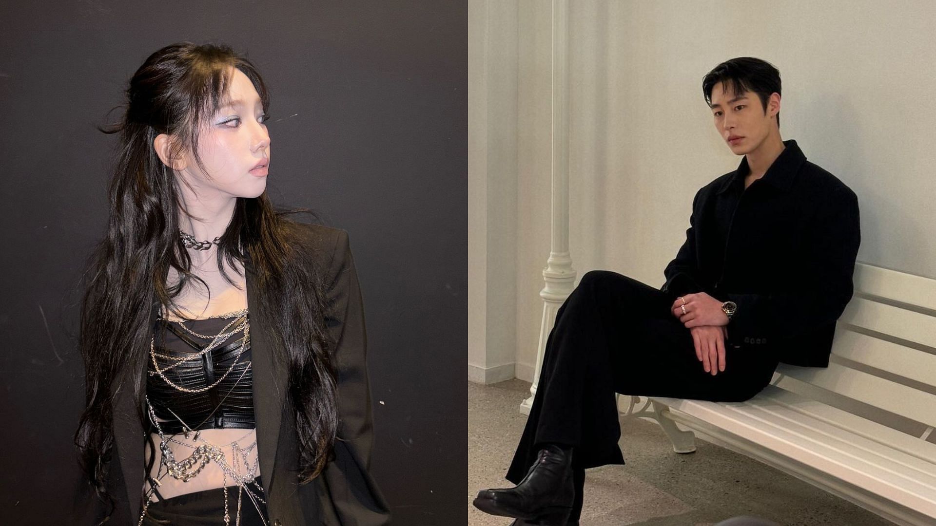 aespa&#039;s Karina and Lee Jae Wook (Images via Instagram/@katarinabluu, @jxxvvxxk)