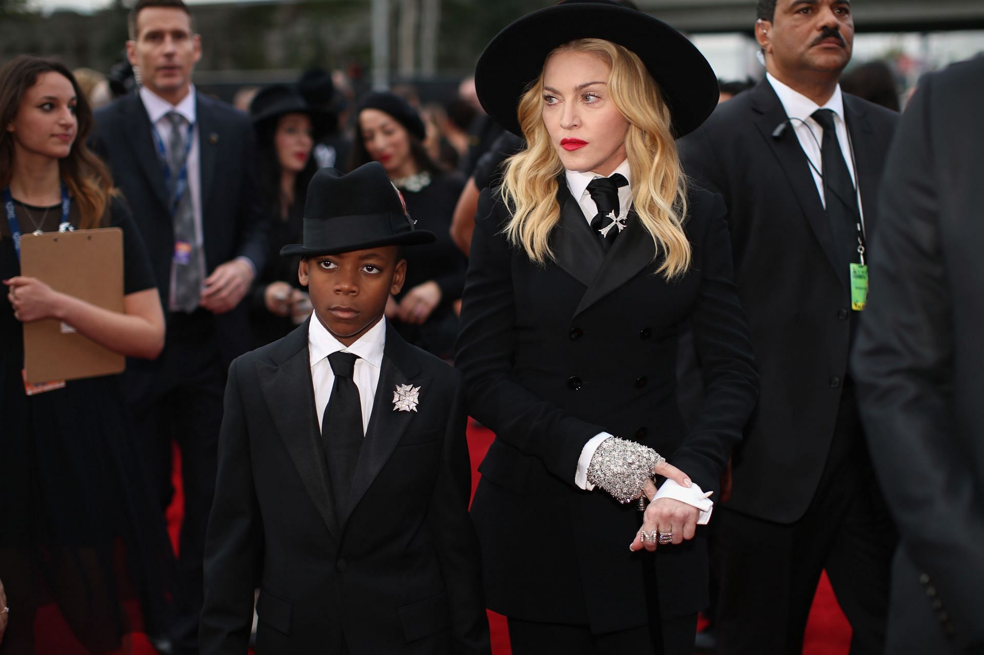 56th GRAMMY Awards - Red Carpet - Source: Getty