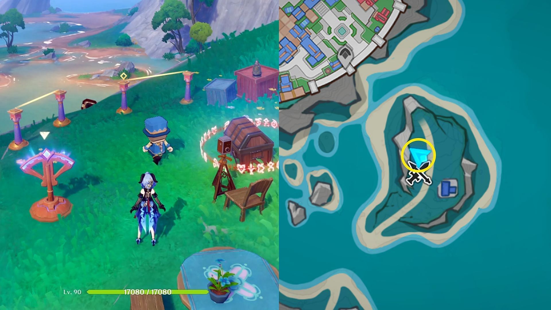 Location for the first puzzle (Image via HoYoverse)