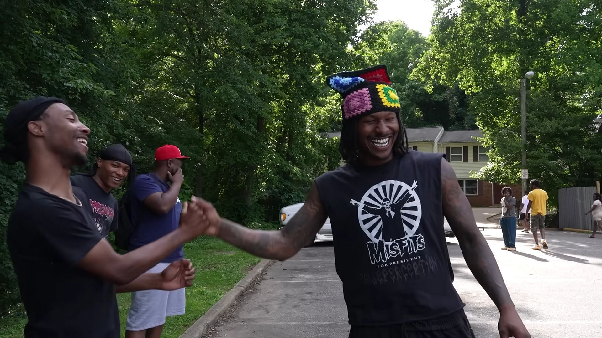 Duke Dennis in a recent video uploaded on YouTube where he visited his hometown in Atlanta (Image via Duke Dennis/YouTube)