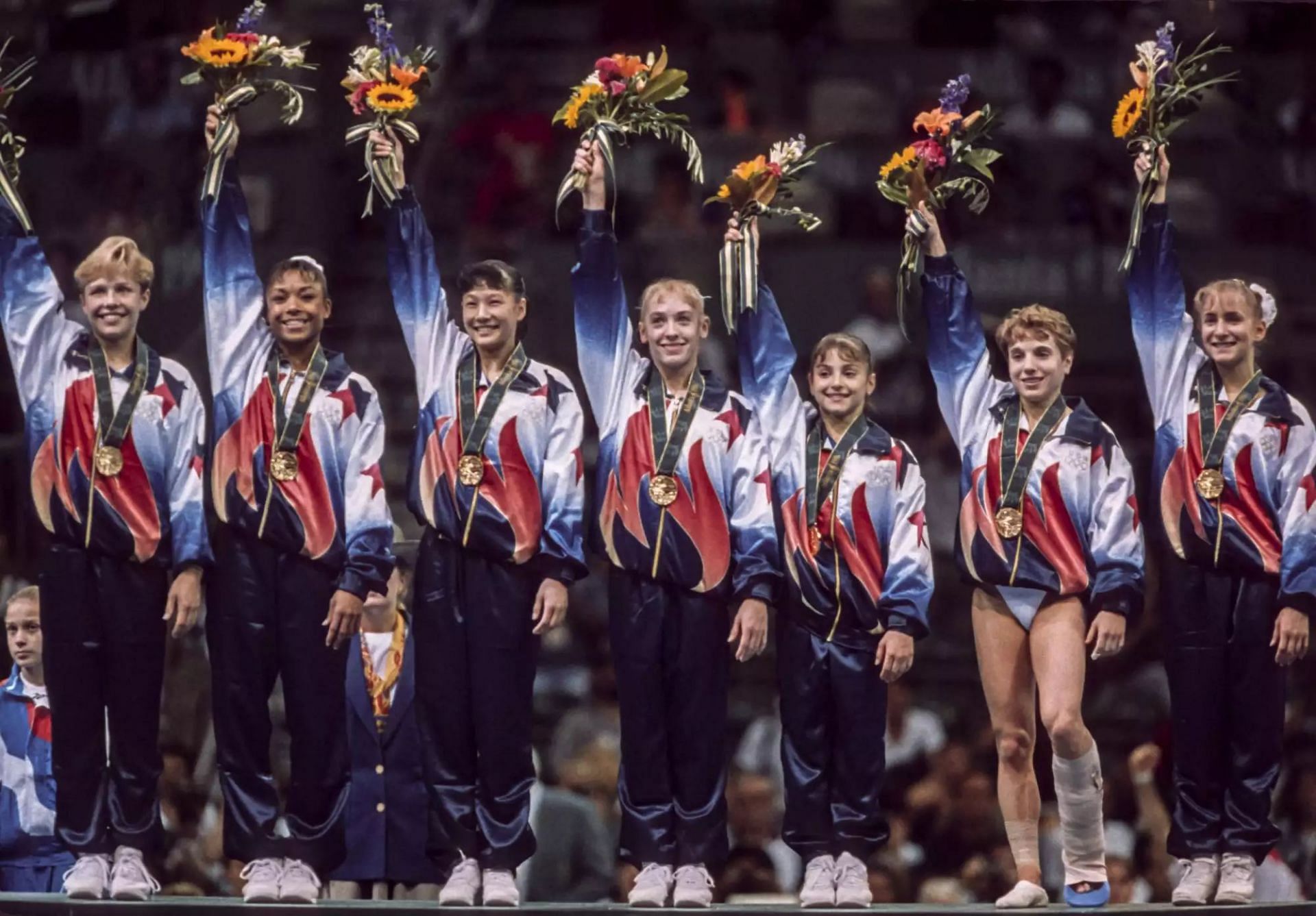 The Magnificient Seven became first U.S.team to secure an Olympic gold medal in the women