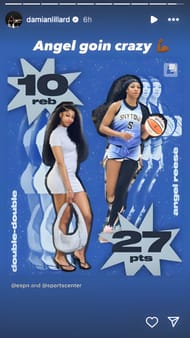 Damian Lillard's IG status