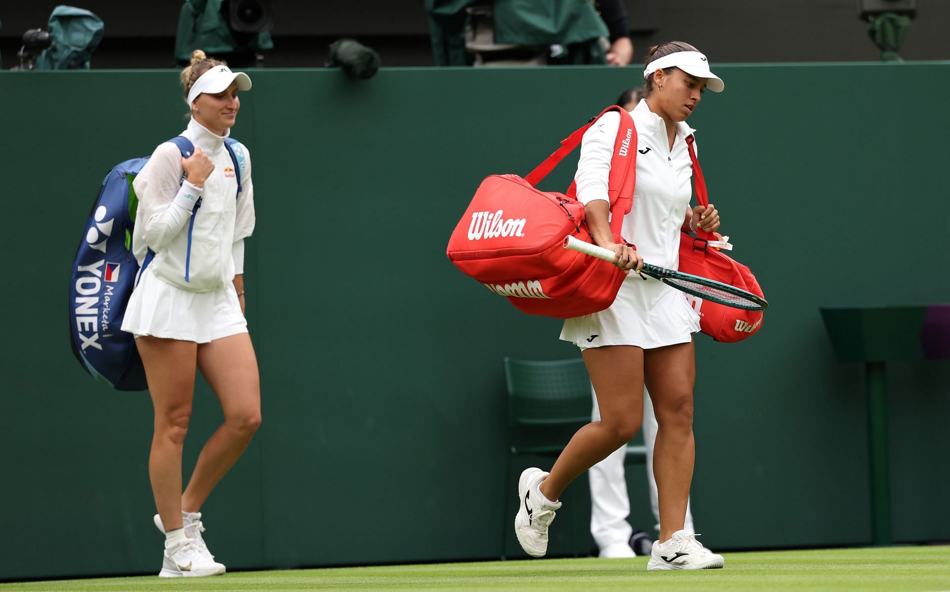 Marketa Vondrousova lost her Wimbledon.first-round encounter to Jessica Bouzas Maneiro - Getty Images