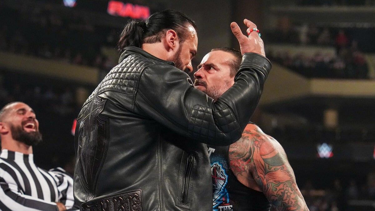 Drew McIntyre and CM Punk want to tear each other down. (Image via WWE.com)