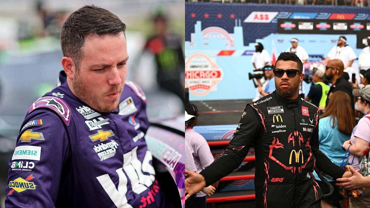 Alex Bowam (L) and Bubba Wallace (R) (Both imgaes from Getty Images) 