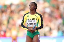 Sprinter Kemba Nelson reacts to being dropped from Jamaica's Paris Olympics squad