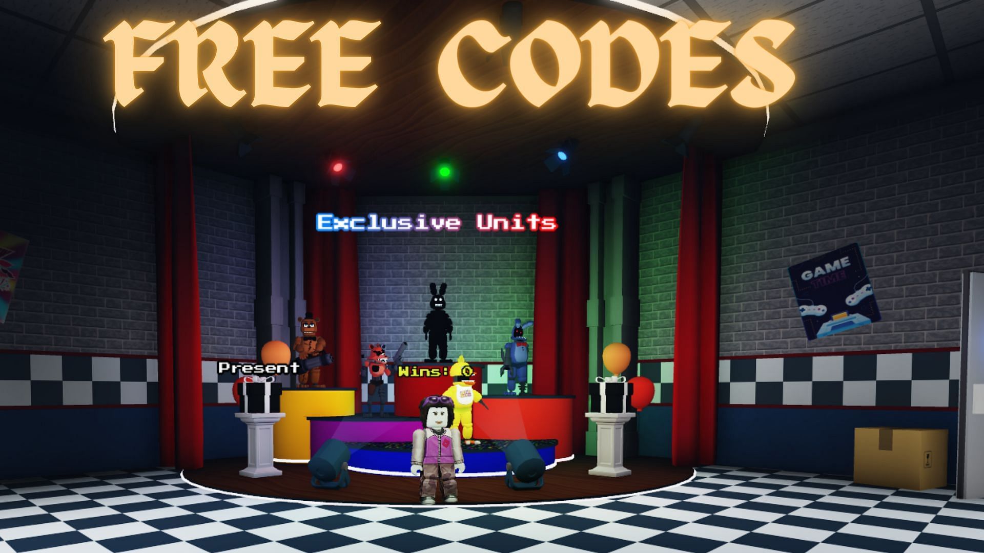 Free Active codes in Five Nights TD (Image via Roblox || Sportskeeda)