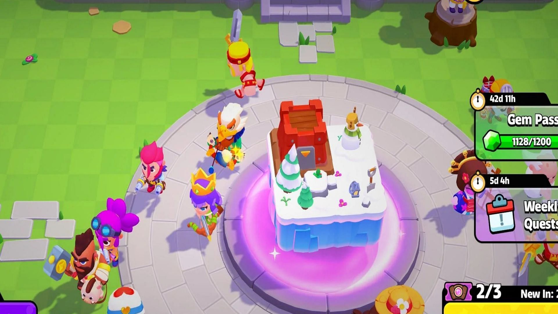 Ice World is the last word in Squad Busters as of July 2024