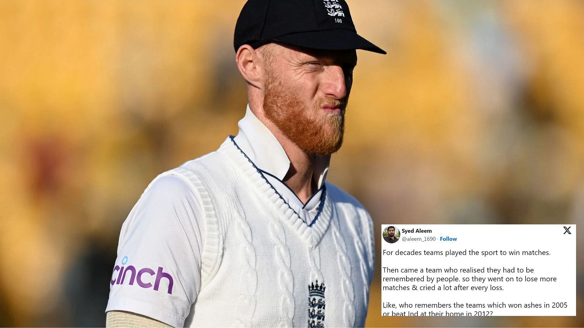 Fans were shocked with Ben Stokes