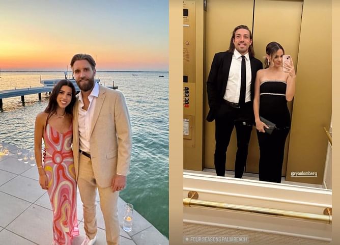 In Photos: Carter Verhaeghe and wife Casey's dream wedding attended by several Panthers stars