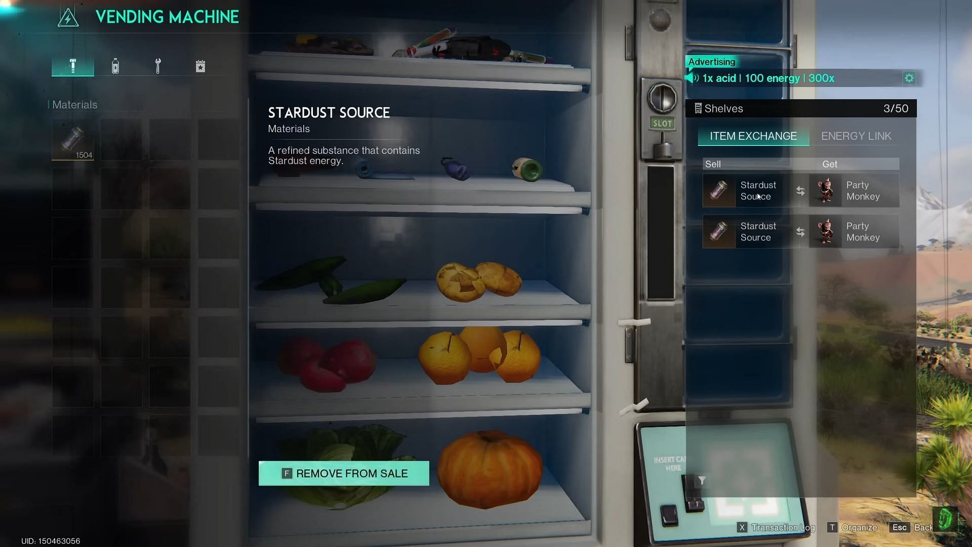 You can trade Deviants via the Vending Machine in Once Human (Image via NetEase, YouTube/@Doomeris)