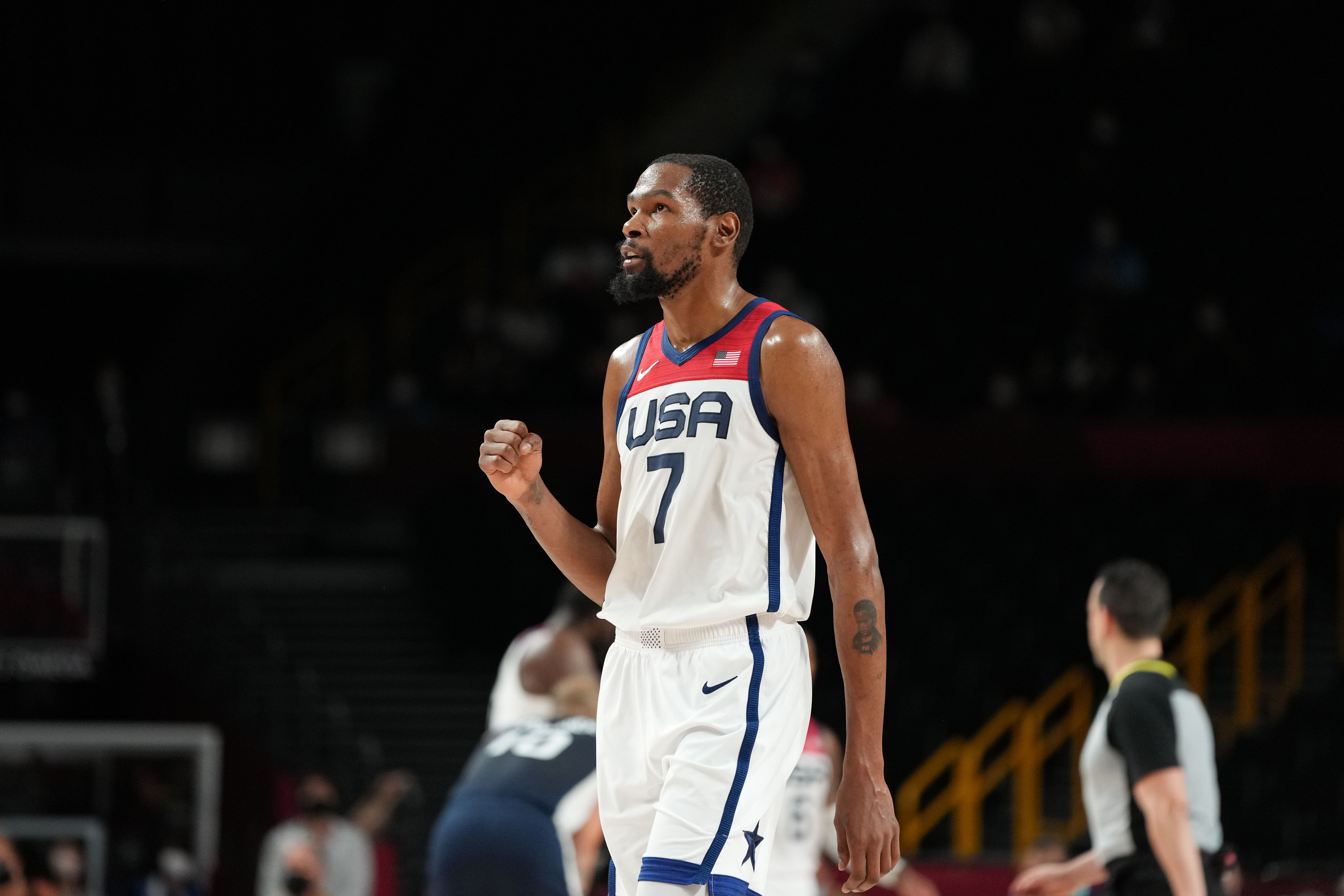 Kevin Durant for USA Basketball Men&#039;s Olympic Team (Source: Imagn)