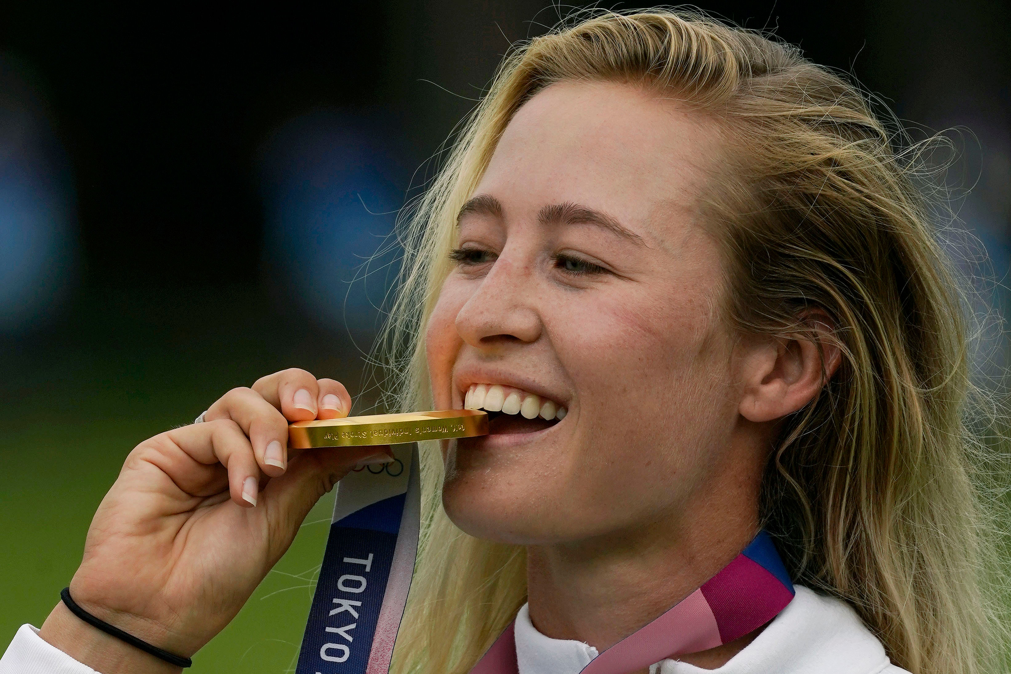 Nelly Korda won gold in 2021 (Imagn)