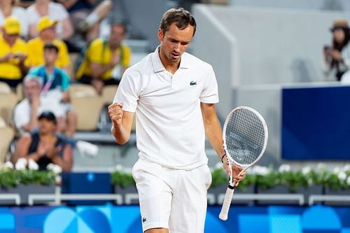 Daniil Medvedev at the Paris Olympics 2024. (Photo: Getty)