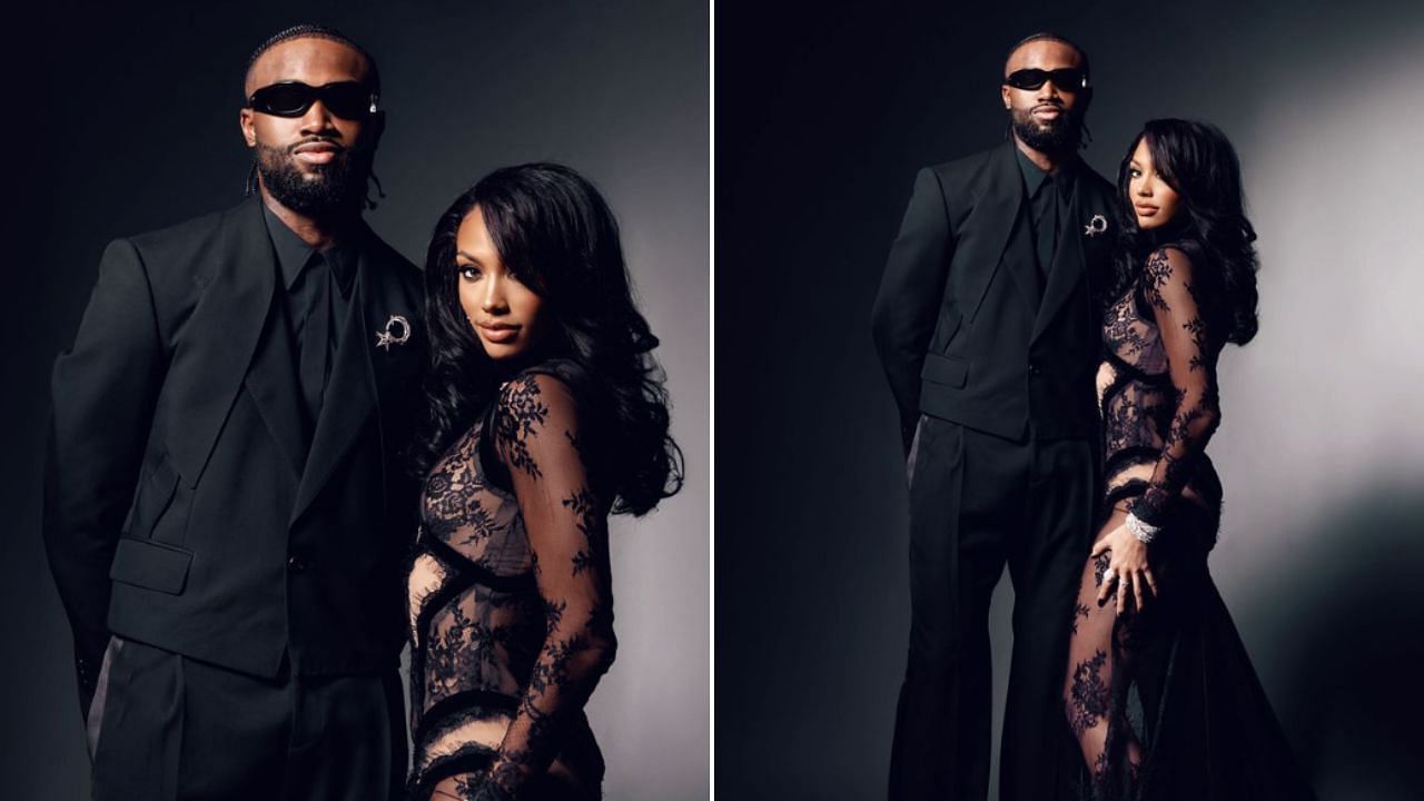 In Photos: Jaylen Brown and girlfriend Kysre Gondrezick give off power couple vibes in ESPYs portraits (Images: Kysre Gondrezick Instagram)