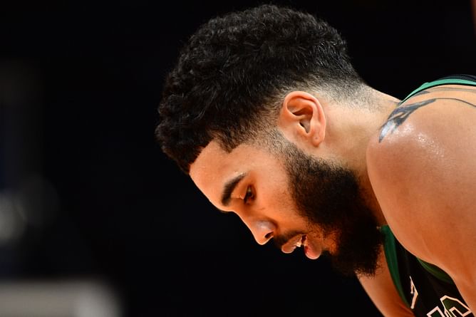 "Tatum greatest waterboy of all time" - NBA fans roast Jayson Tatum riding bench in Team USA vs Serbia