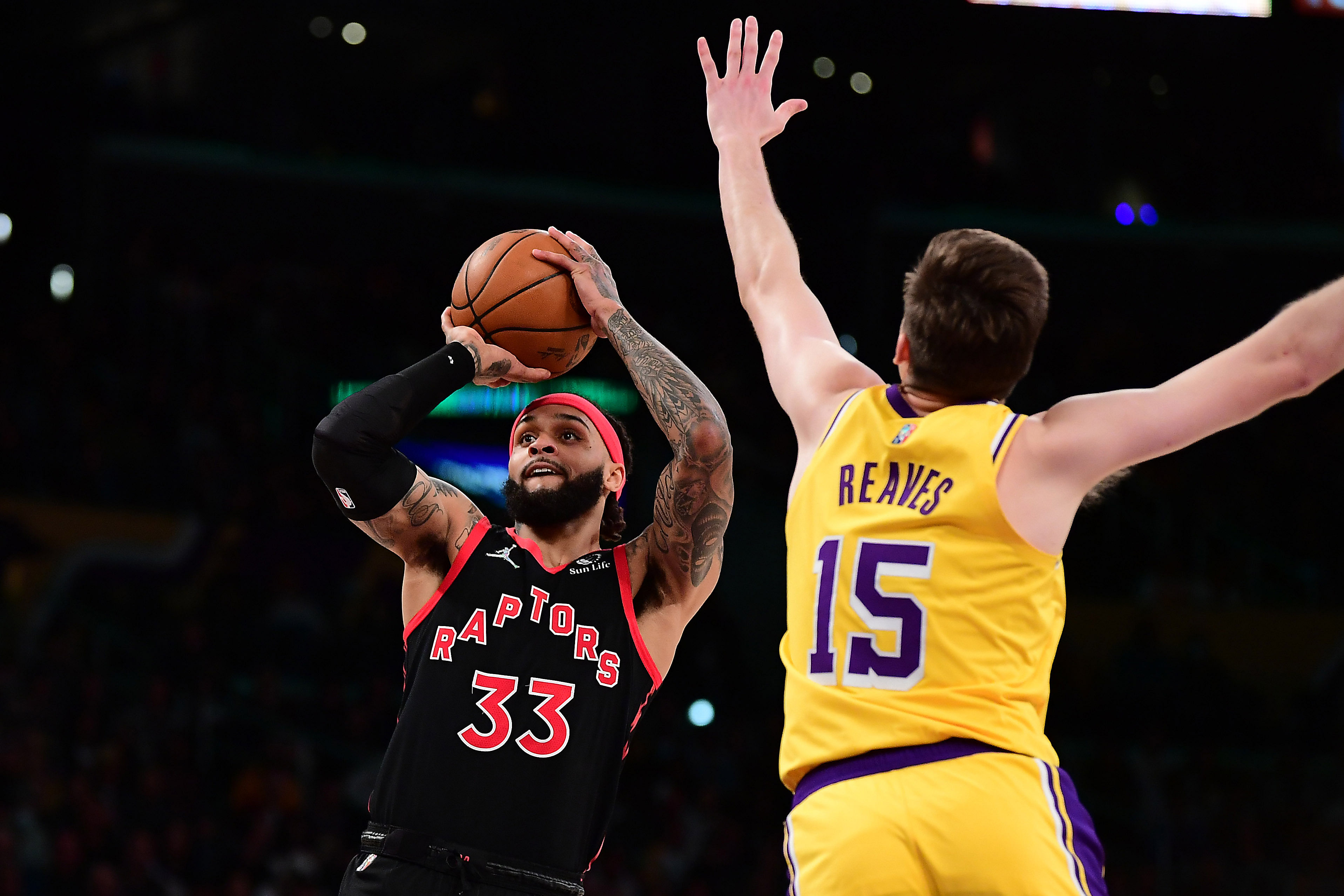 NBA: Toronto Raptors at Los Angeles Lakers