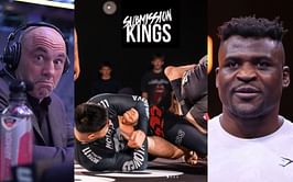 Joe Rogan and Francis Ngannou react to brutal leg break in BJJ match at Submission Kings in South Africa: "That sound!"