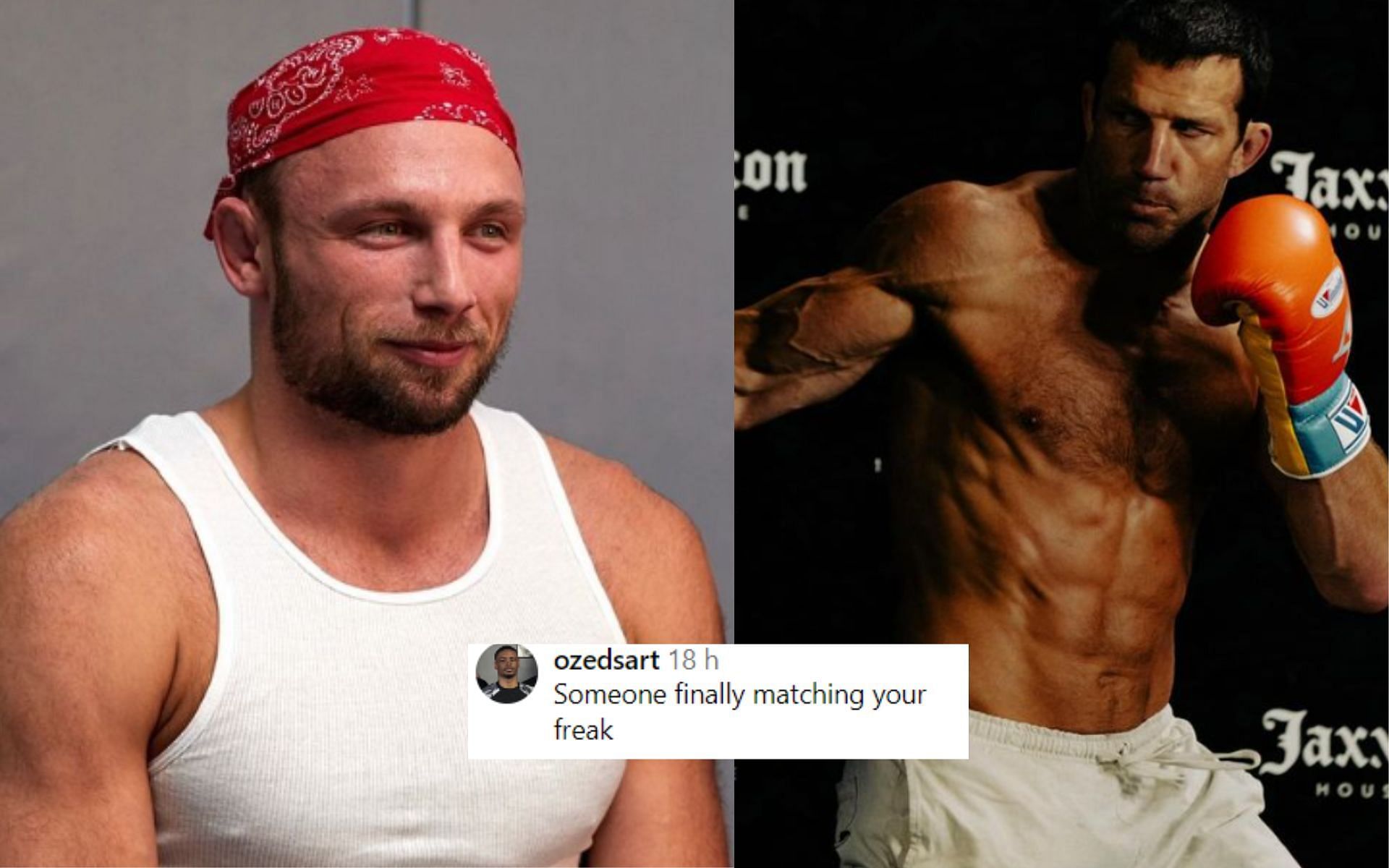 Craig Jones (left) jokes about grappling session with Luke Rockhold (right) [Images courtesy: @craigjonesbjj and @lukerockhold on Instagram]