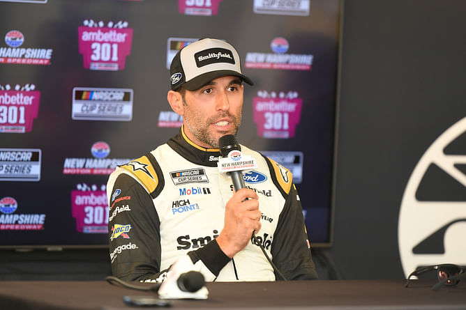 Aric Almirola scheduled to return to NASCAR Xfinity Series with Joe Gibbs Racing at Indianapolis