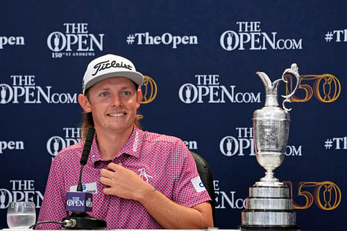 Cameron Smith speaks to the media after winning the Open Championship 2022 (Image via USA Today)