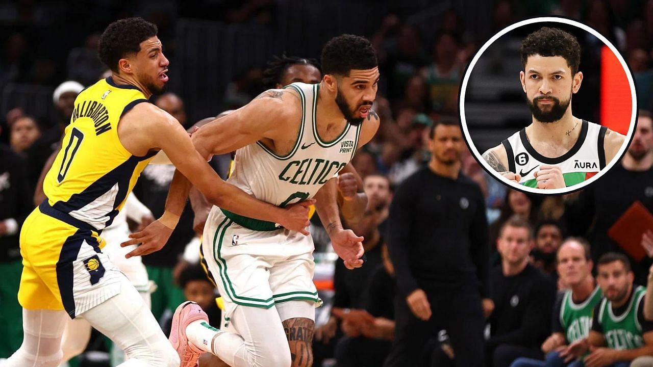 Austin Rivers blasts trolls for Jayson Tatum and Tyrese Haliburton DNP jabs. (Photo: GETTY and IMAGN)