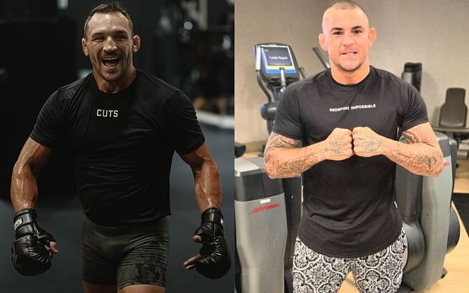 "Living rent free" - Michael Chandler claps back at Dustin Poirier for 'The Diamond's' recent criticism